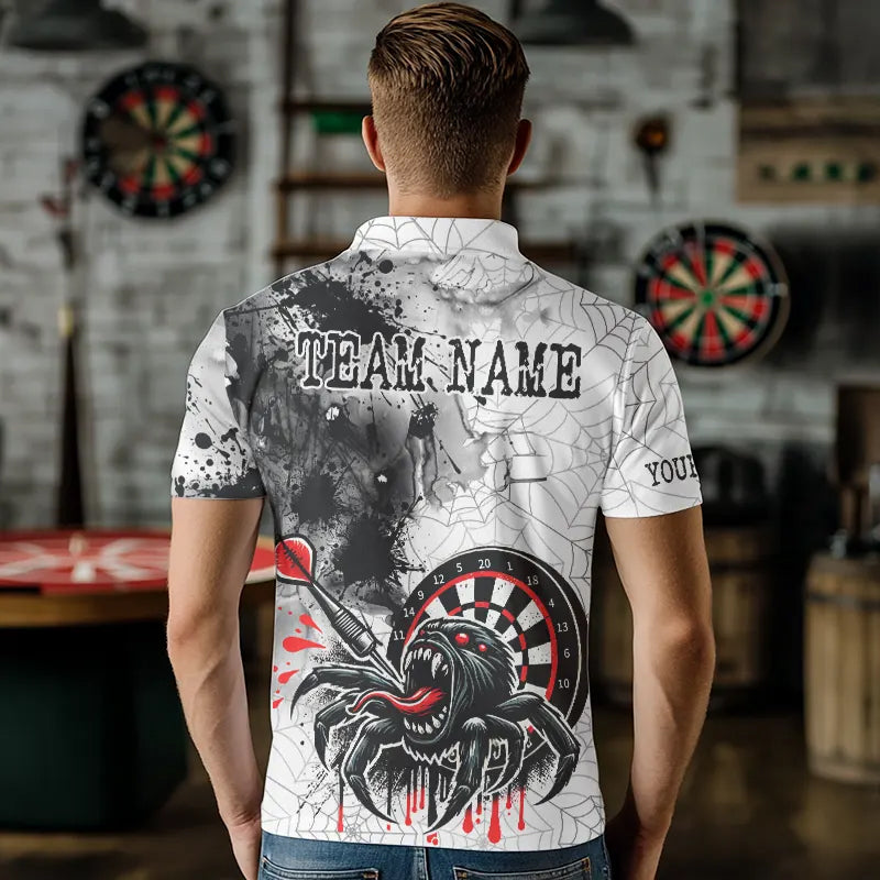 Personalized Dripping Black And Red Spider Dart, Custom Dart NYN0009