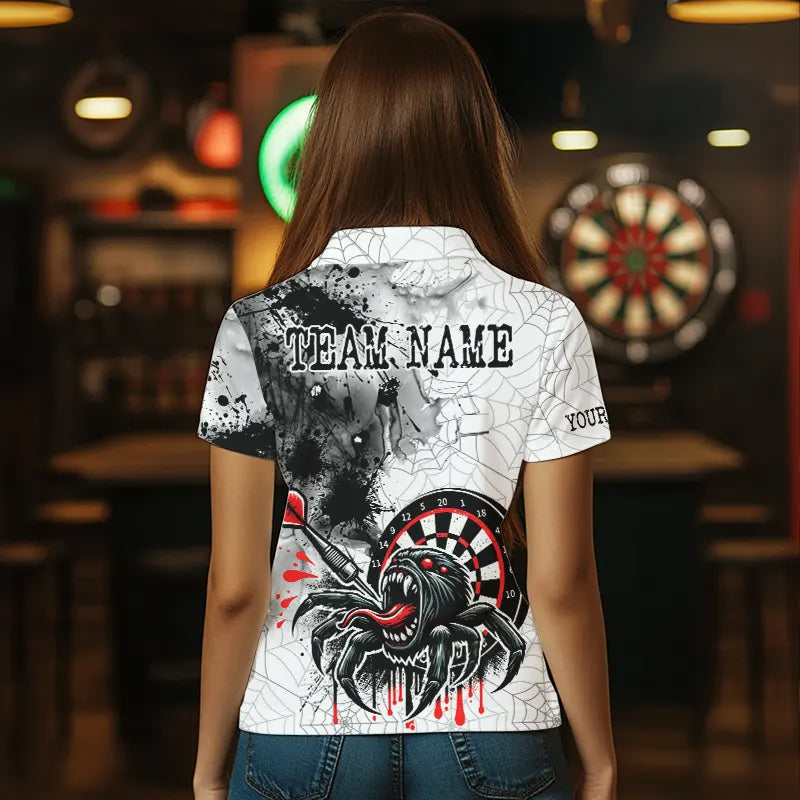 Personalized Dripping Black And Red Spider Dart, Custom Dart NYN0009