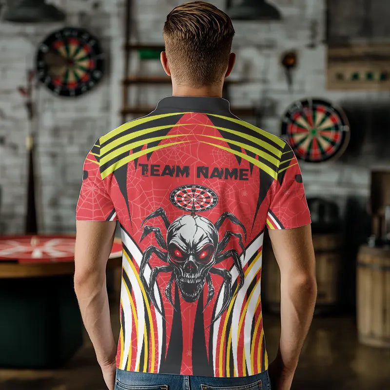 Personalized Black And Red Spider Dart, Custom Dart Team NYN0017
