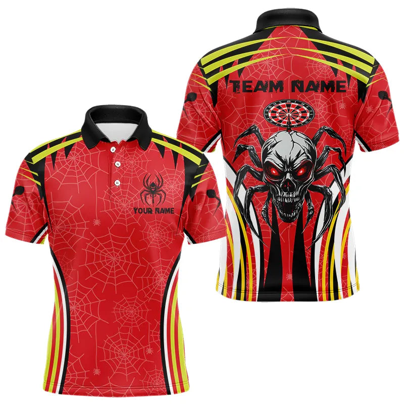 Personalized Black And Red Spider Dart, Custom Dart Team NYN0017