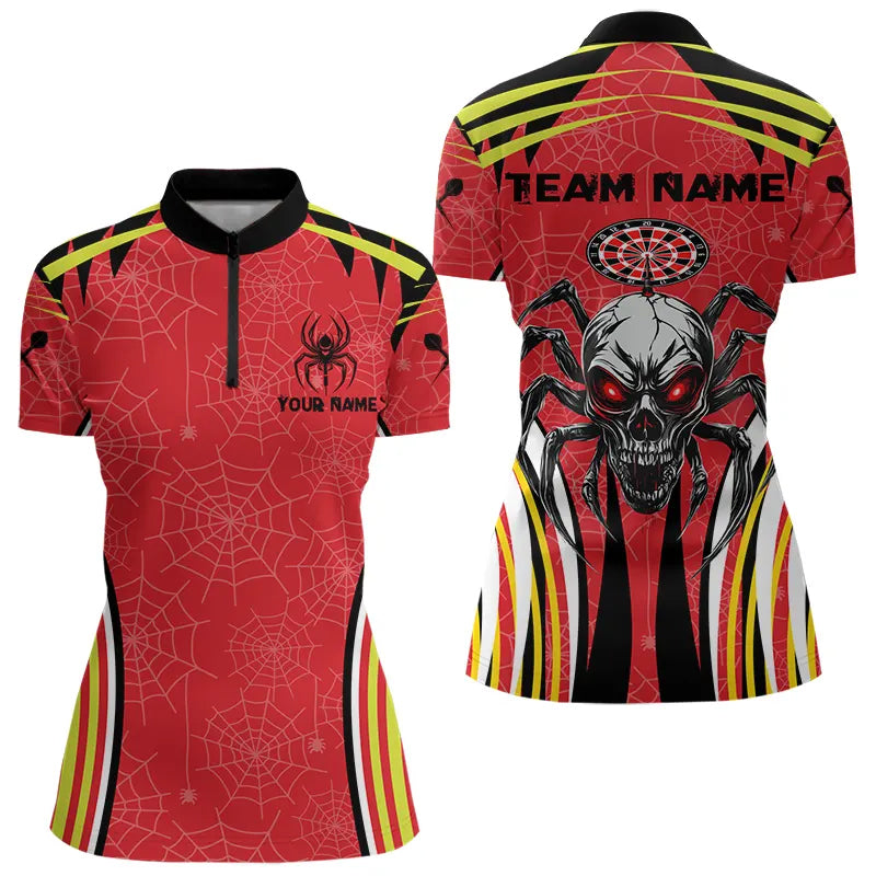 Personalized Black And Red Spider Dart, Custom Dart Team NYN0017