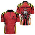 Personalized Black And Red Spider Dart, Custom Dart Team NYN0017