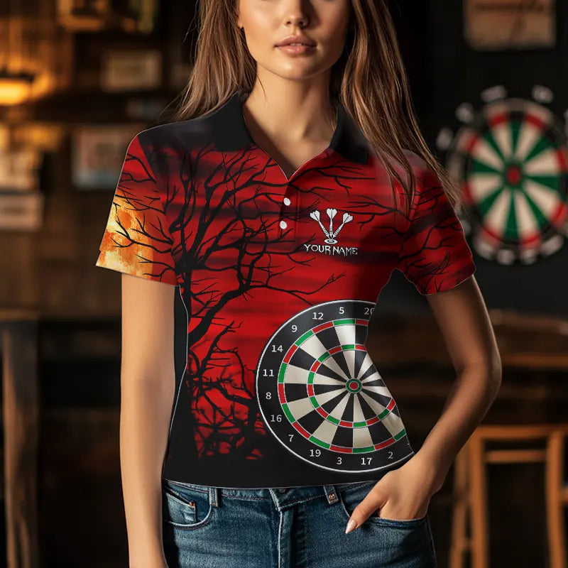 Wolf With Glowing Red Eyes Dart Boards Dart, Custom Dart NYN0039