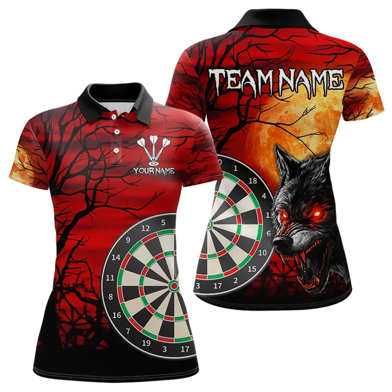 Wolf With Glowing Red Eyes Dart Boards Dart, Custom Dart NYN0039