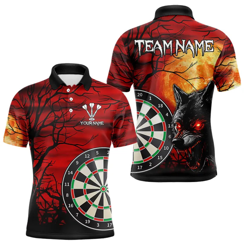 Wolf With Glowing Red Eyes Dart Boards Dart, Custom Dart NYN0039