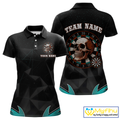 Turquoise Galaxy and Colorful Dartboard Men's Darts - Custom Name For Players NYN0474
