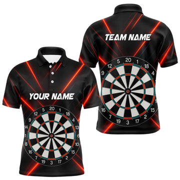 Personalized Darts With Red Laser Streaks And Dual Dartboards NYN0268