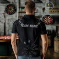 Personalized Dart With Black Dartboard And Silver Darts Arrows NYN0281