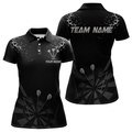 Personalized Dart With Black Dartboard And Silver Darts Arrows NYN0281