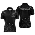 Personalized Dart With Black Dartboard And Silver Darts Arrows NYN0281