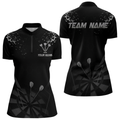 Personalized Dart With Black Dartboard And Silver Darts Arrows NYN0281