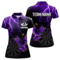 Custom Darts With Violet Lightning and Glowing Butterfly, Darts NYN0286