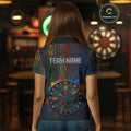 Custom Men's Darts With Splashed Art Dartboard And Multi Color Pattern NYN0292