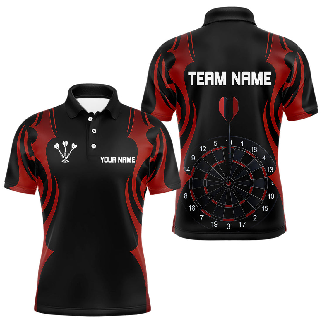 Custom Darts With Red And Darkness Dartboards, Darts Team NYN0297