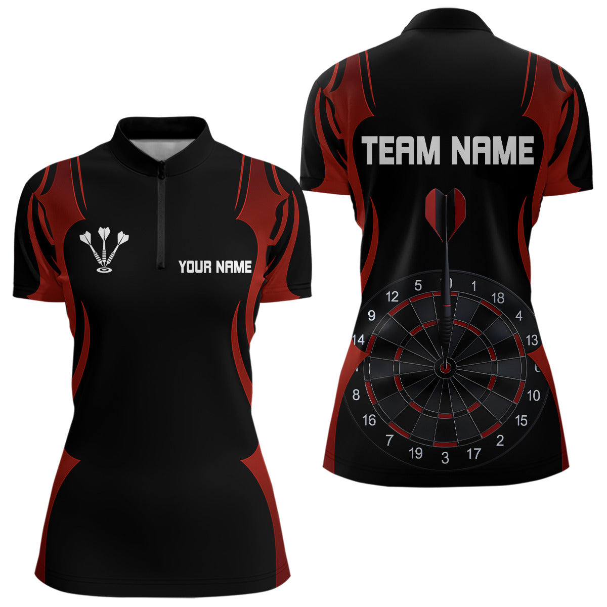 Custom Darts With Red And Darkness Dartboards, Darts Team NYN0297