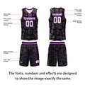 Custom Purple Basketball Jersey Uniform Suit Printed Your Logo Name Number