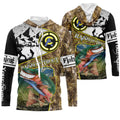 Trout fishing custom name with funny Trout ChipteeAmz's art UV protection AT009