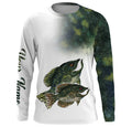 Crappie fishing ChipteeAmz's art custom name UV protection with funny Crappie fish art AT031