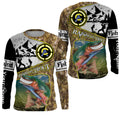 Trout fishing custom name with funny Trout ChipteeAmz's art UV protection AT009