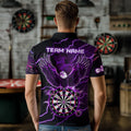 Personalized Thunder Lightning Eagle Purple Darts and Dart Team