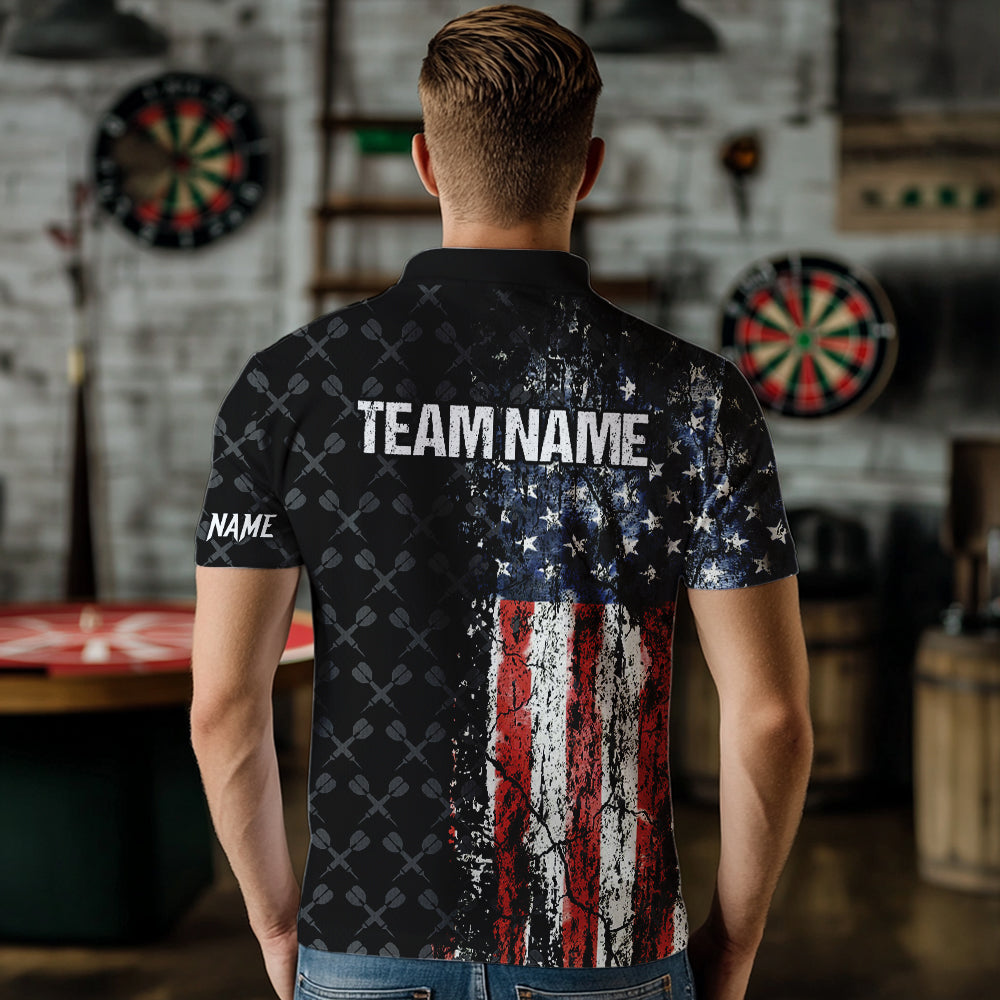 Grunge Vintage American Flag Custom Retro Dart, Pride Team Patriotic Dart