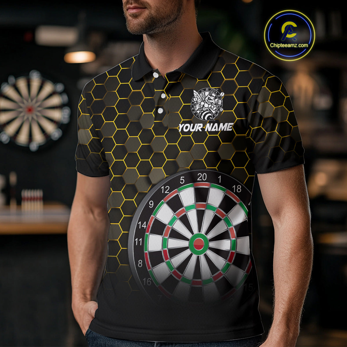 Funny Bee Hexagon Dart Custom Darts Team and