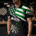 Personalized US Flag St Patrick Day Dart Custom Patriotic Shamrock Darts