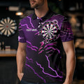 Personalized Thunder Lightning Eagle Purple Darts and Dart Team