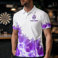 Purple Icy Light White Darts and Custom Dart Team Darts