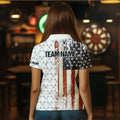 Grunge Retro US Flag Custom Dart Team Dart