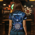 Personalized Thunder Lightning Eagle Blue Darts and Dart Team