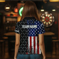 Grunge Retro US Flag Custom Dart Team Dart