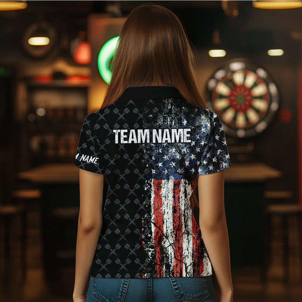 Grunge Vintage American Flag Custom Retro Dart, Pride Team Patriotic Dart