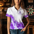 Purple Icy Light White Darts and Custom Dart Team Darts