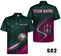 Stars Stripes Patriotic Eagle Bowling Jersey