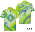 Vintage Contour Map Trail Bowling Jersey