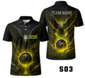 Majestic Eagle Fire Fury Bowling Jersey
