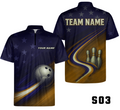 Stars Stripes Patriotic Eagle Bowling Jersey