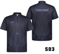 Minimalist Lane Diagram Grid Bowling Jersey