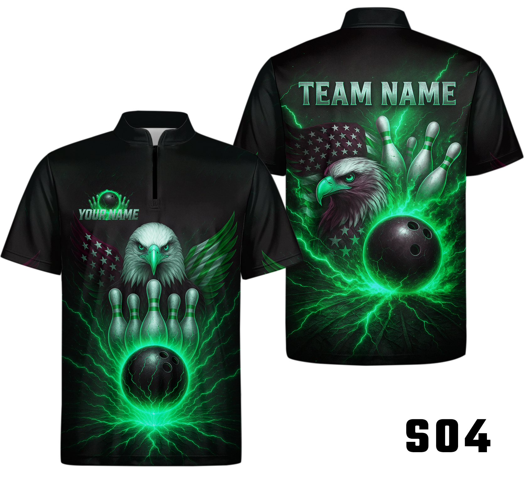 Majestic Eagle Patriotic Power Bowling Jersey
