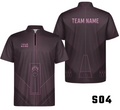 Minimalist Lane Diagram Grid Bowling Jersey