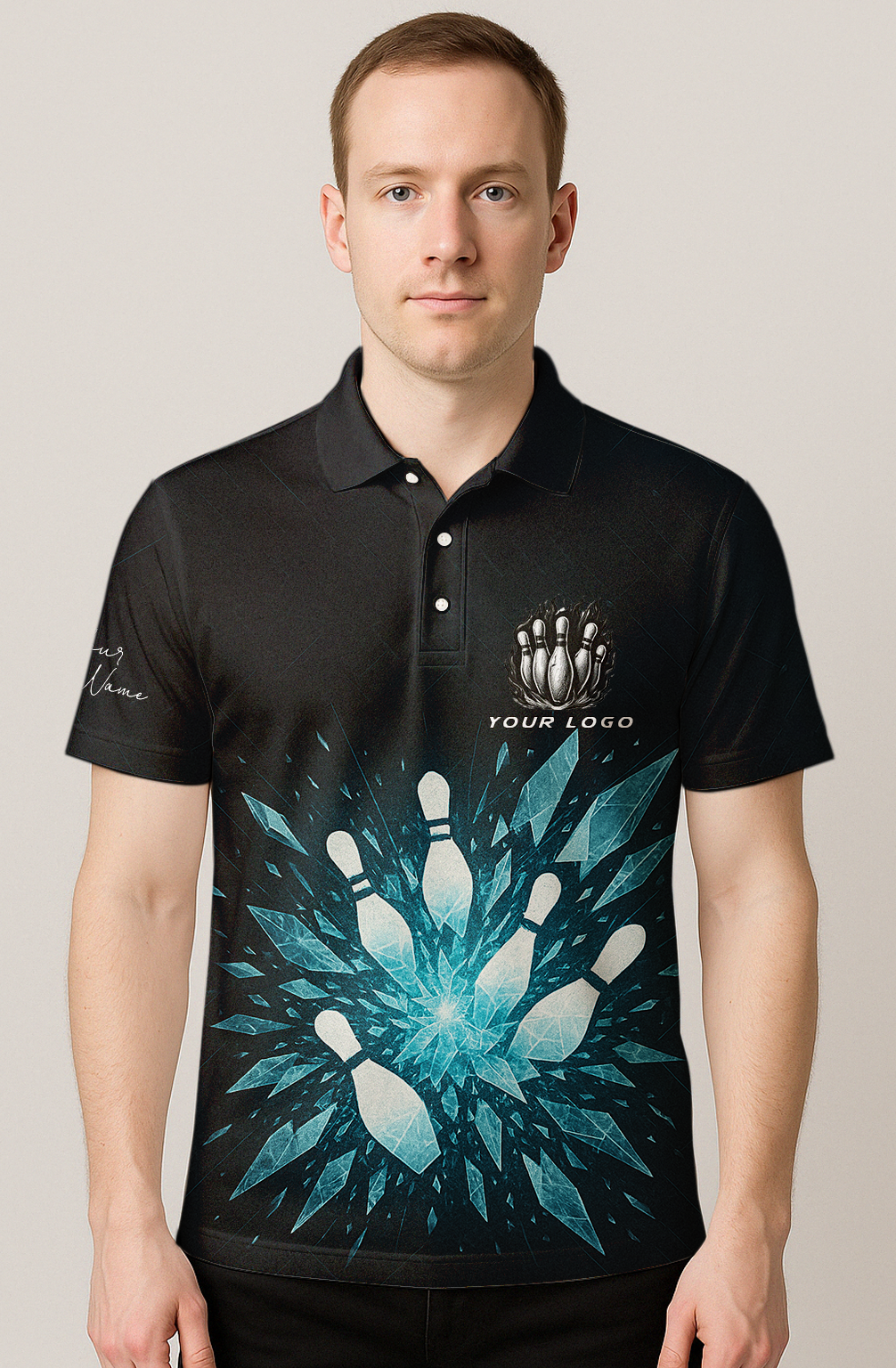Shattered Ice Strike Explosion Bowling Jersey