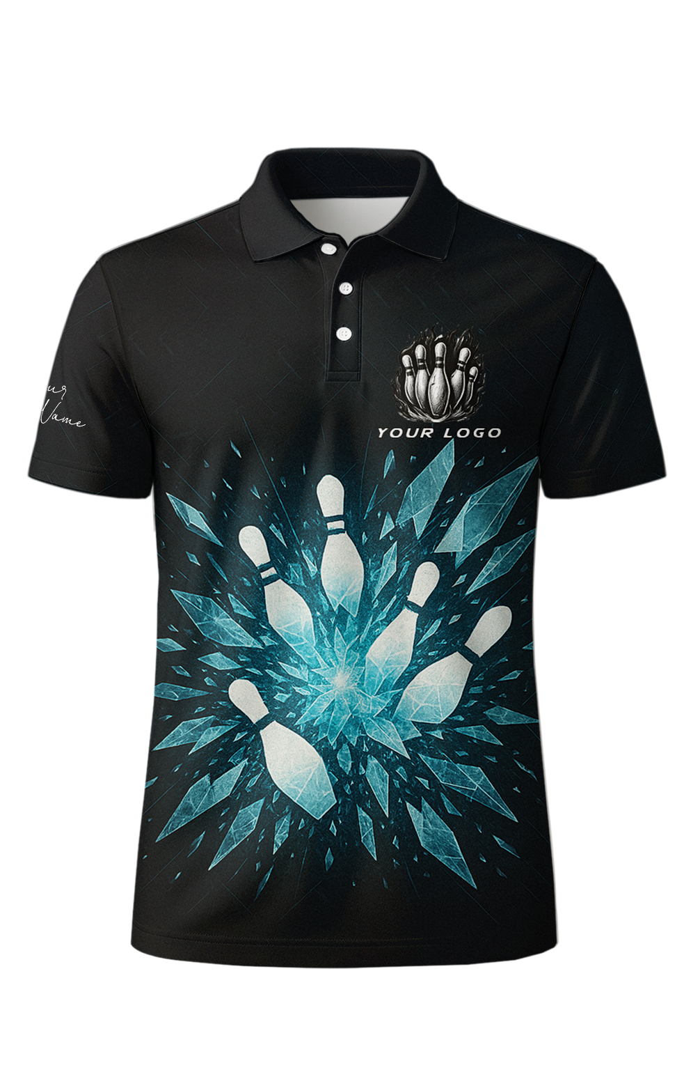 Shattered Ice Strike Explosion Bowling Jersey