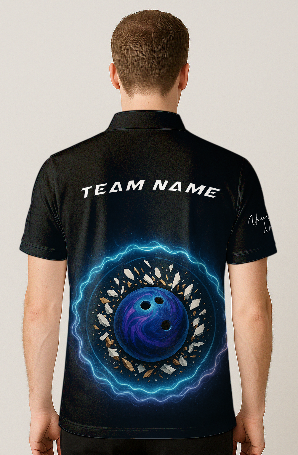 Orbital Neon Shattered Game Bowling Jersey