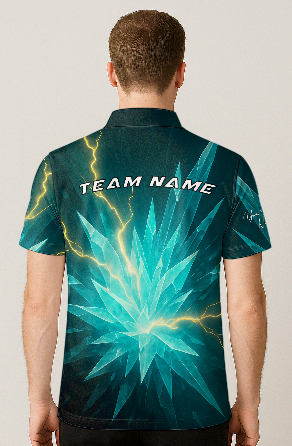 Electro Crystal Lightning Strike Bowling Jersey