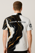 Marble Veins Gilded Edge Bowling Jersey