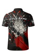 Splatter Paint Honeycomb Strike Bowling Jersey