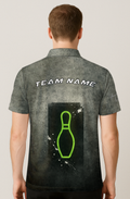 Grunge Neon Bowling Pin Bowling Jersey