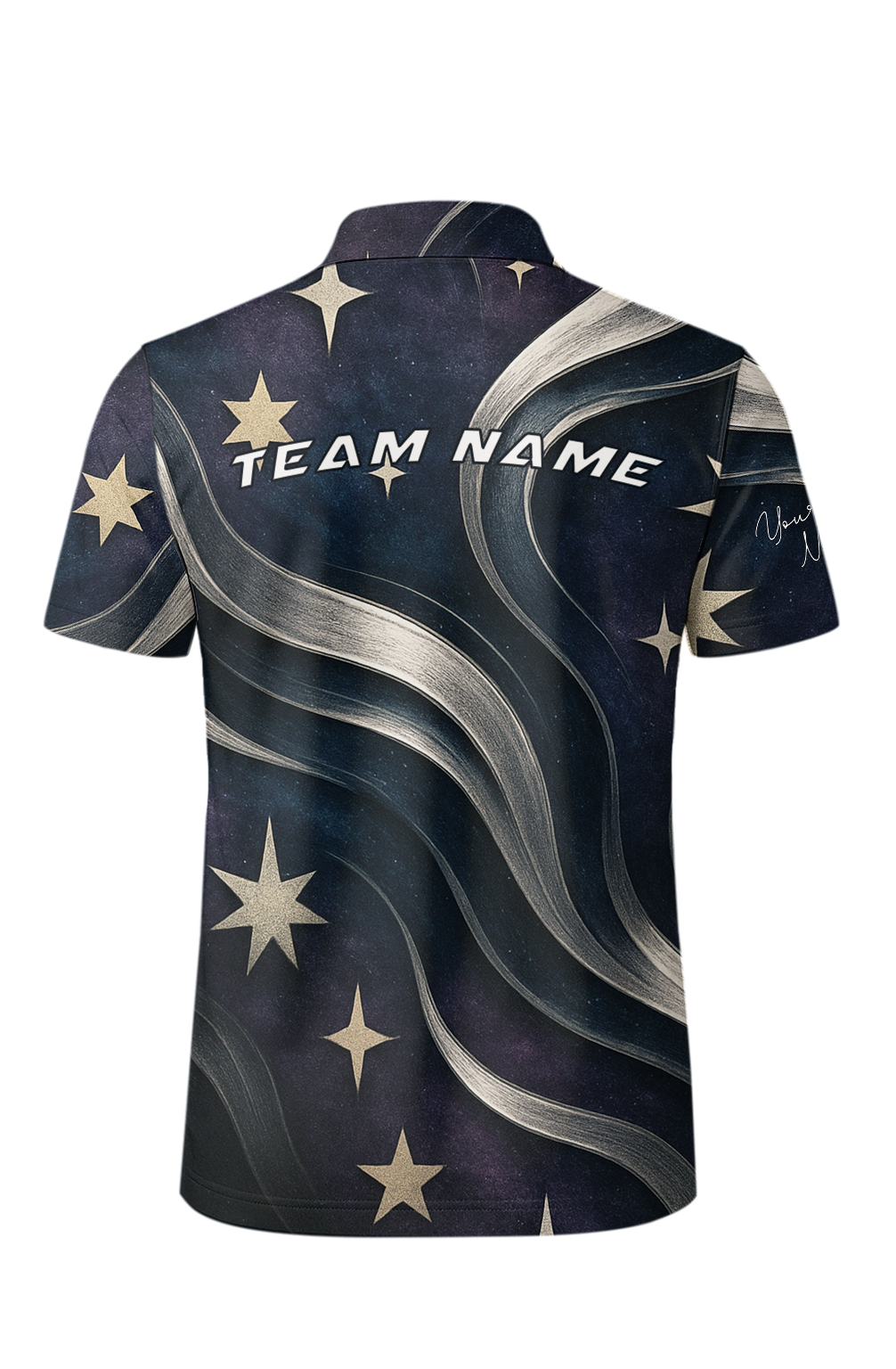Ethereal Celestial River Stars Bowling Jersey