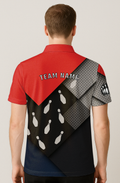 Geometric Layered Lanes Bowling Jersey